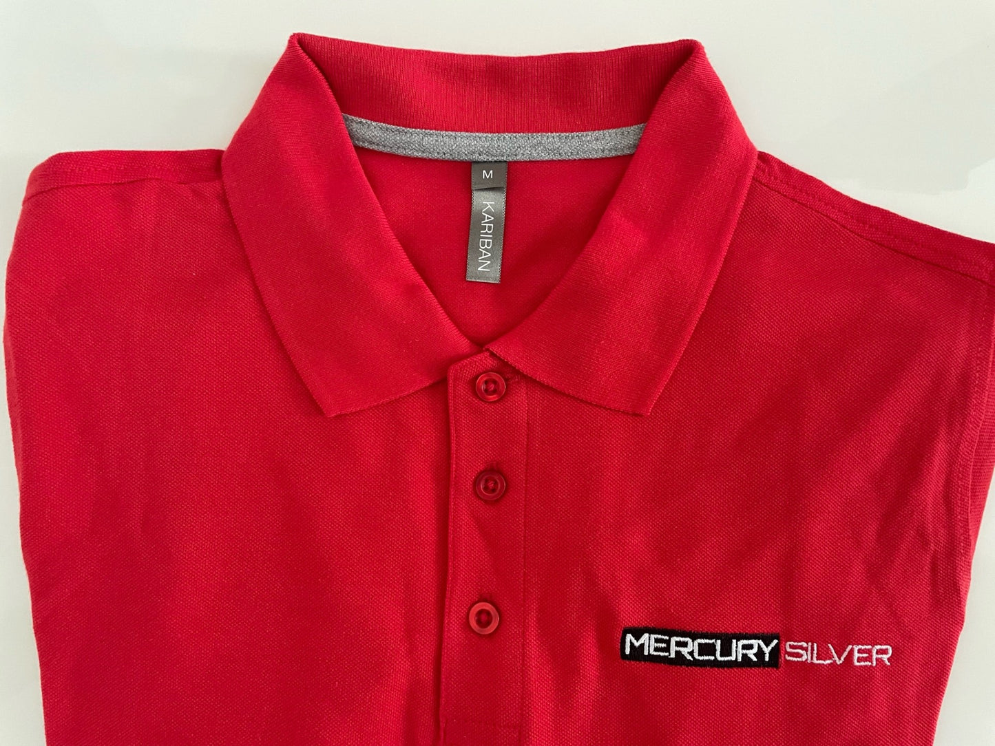 Polo Mercury Silver (rouge) - Homme
