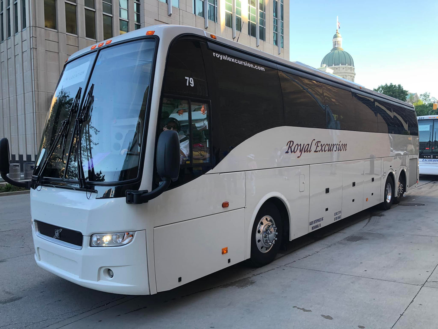 Indy 500 Mercury Silver navette VIP escortée par la Police d'Indianapolis
