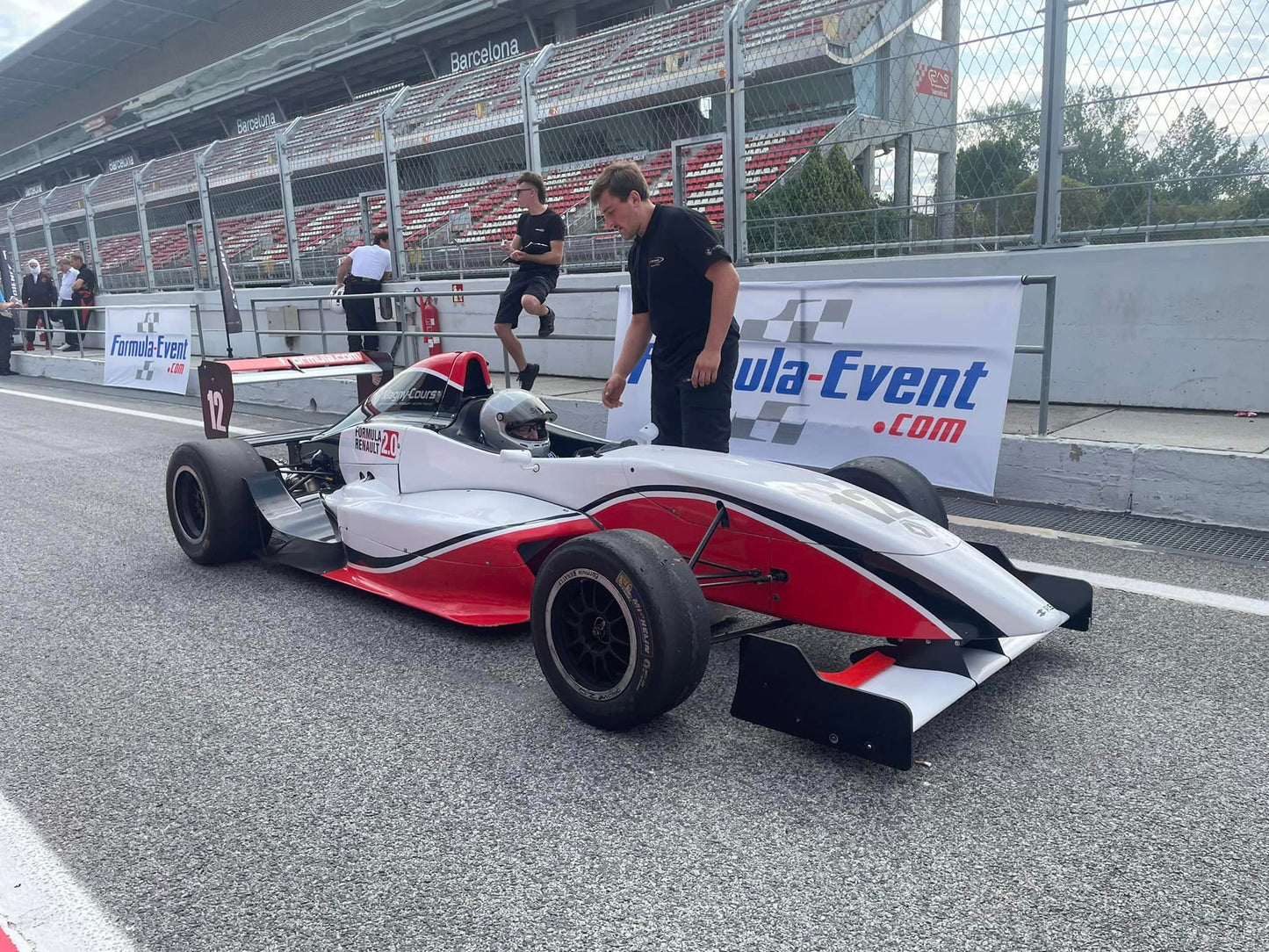 Tatuus Formula Renault en Ecole de pilotage sur le Circuit de Barcelona-Catalunya en Espagne