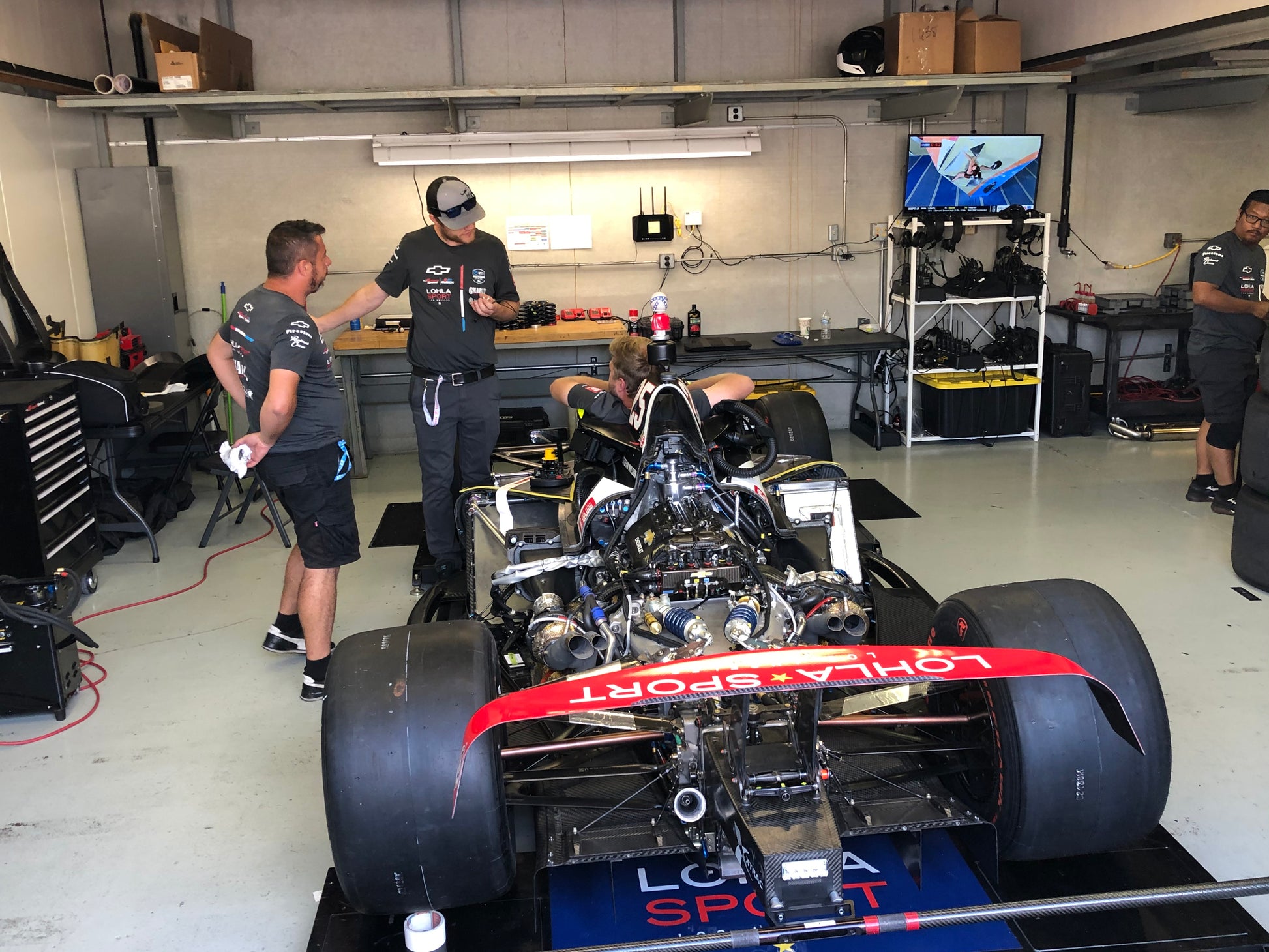 Visite de la Garage Area Indy 500