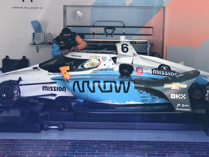 Indianapolis 500 Juan-Pablo Montoya Arrow McLaren SP... toujours en piste à Indy 500